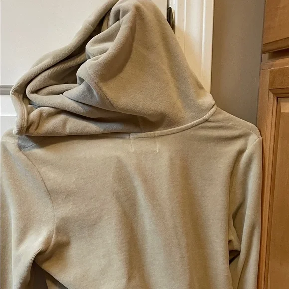 Juicy Couture Cream Velour Hoodie with Pink Label - Picture 13 of 15